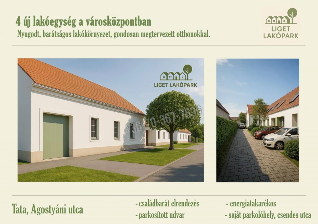 Eladó Téglalakás, Tata, 57nm, 69999000 Ft