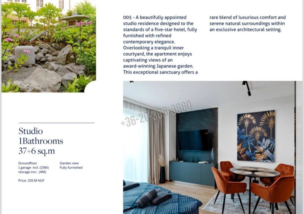 Eladó Téglalakás, Budapest I. kerület, Gellérthegy, 37nm, 155000000 Ft