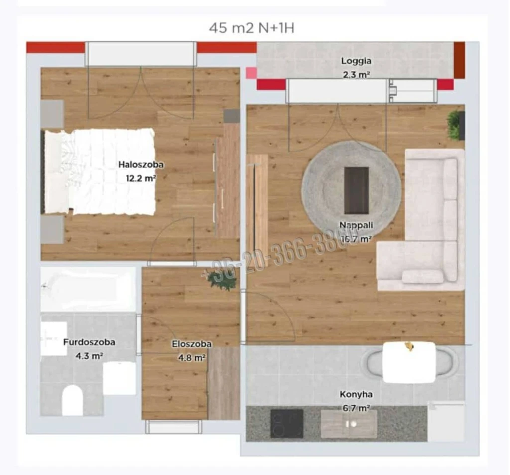 Eladó Téglalakás, Budapest XI. kerület, Adony utcai ltp., 45nm, 73360000 Ft