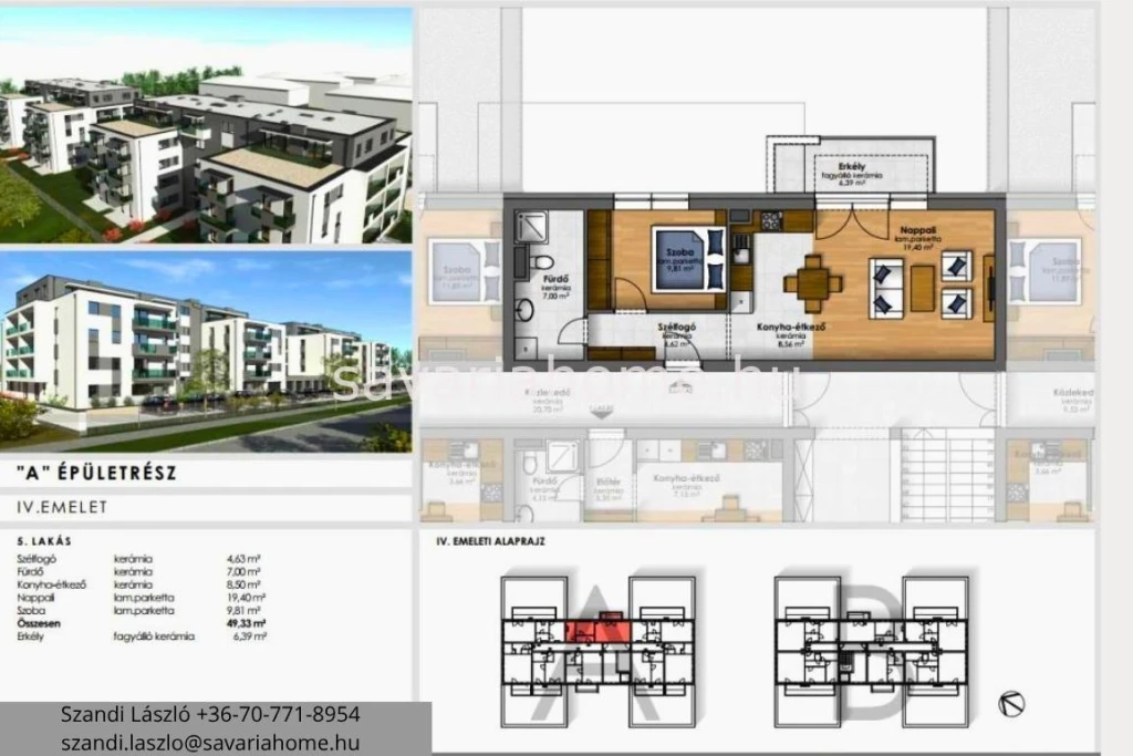 Liftes házban, újépítésű lakás foglalható Szombathelyen, a Joskar-Olán