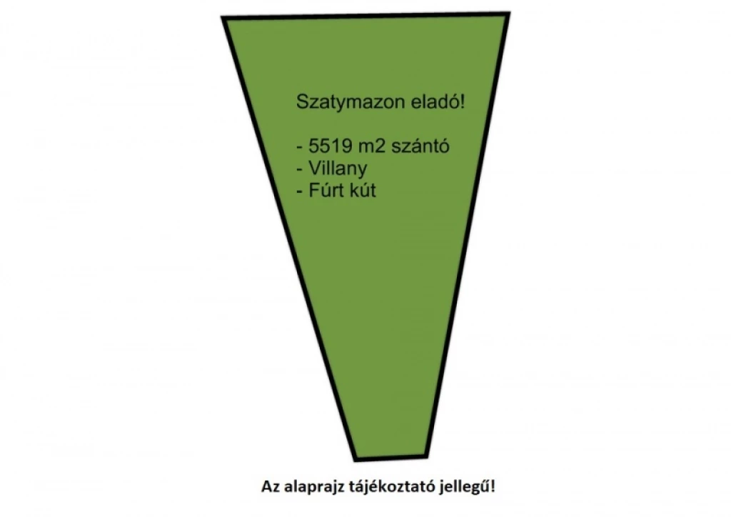 Szatymazon szántó eladó!
