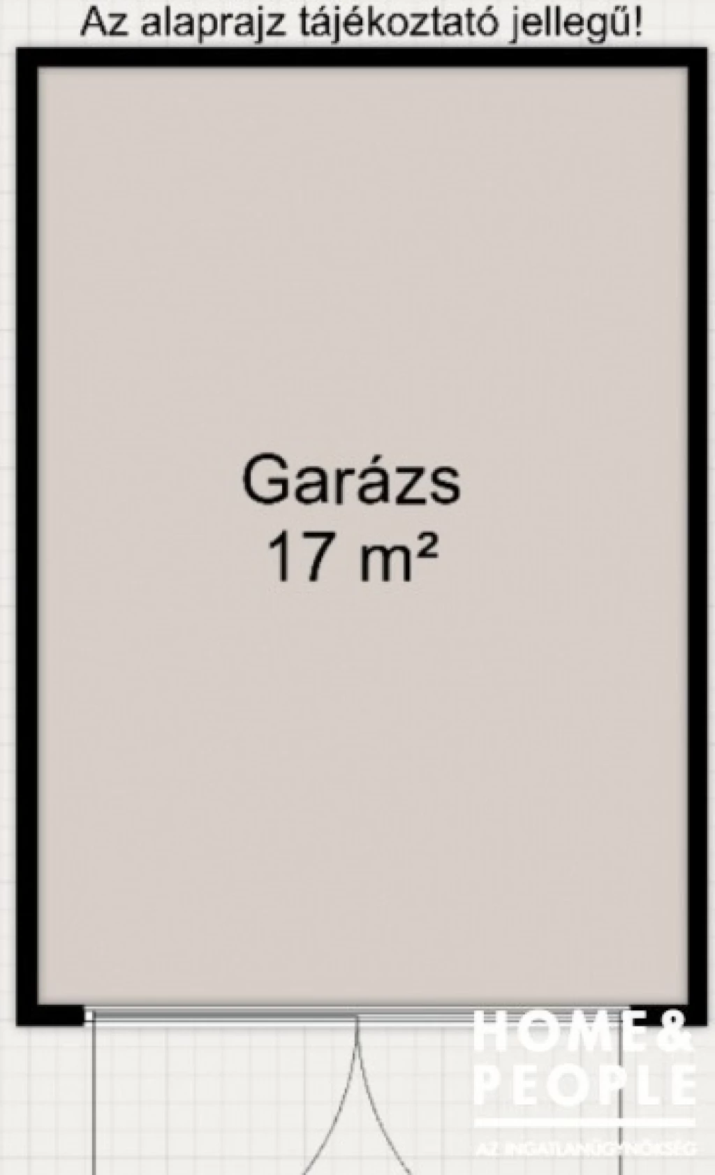 Eladó belső udvari garázs Rókuson!