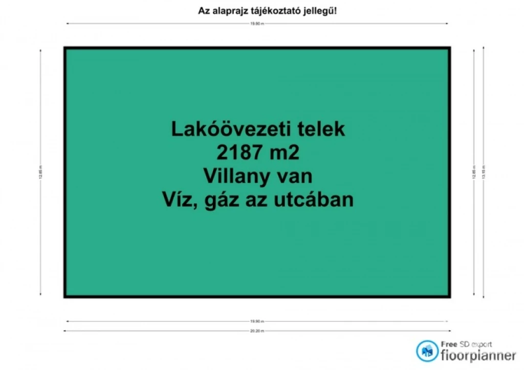 For sale building plot, Domaszék