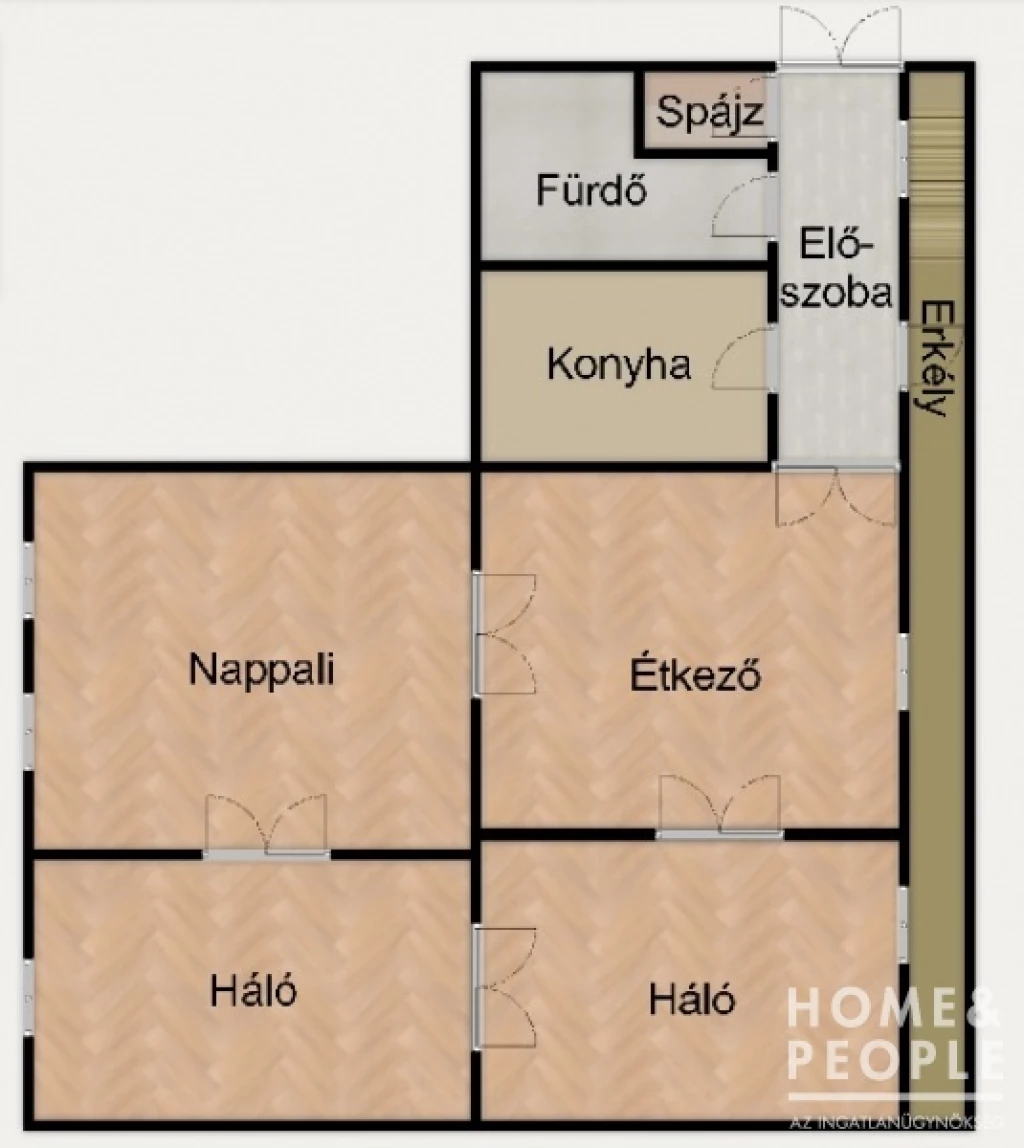 Eladó belvárosi lakás