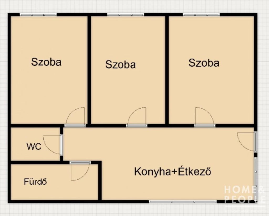 For sale brick flat, Hódmezővásárhely