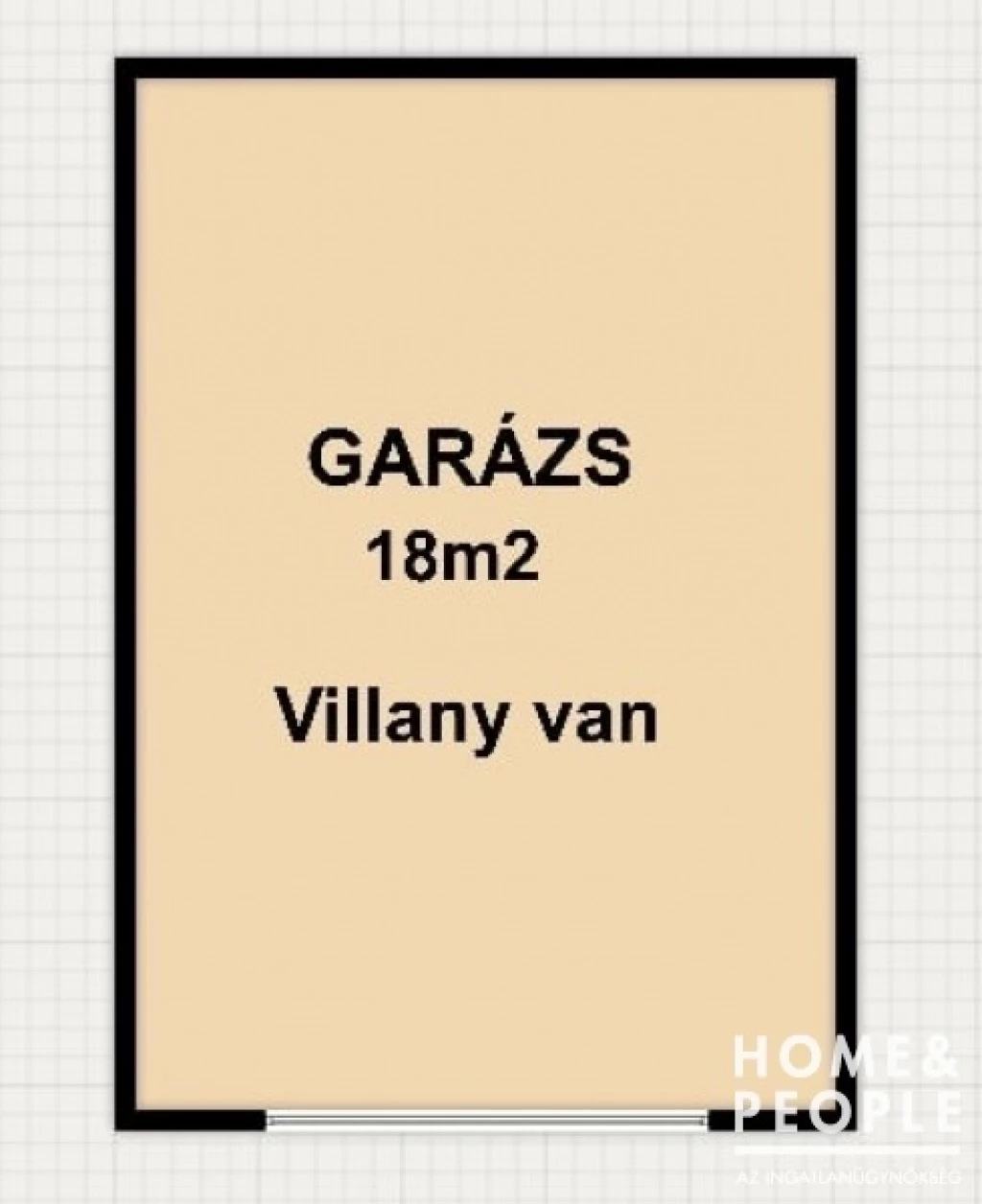 Szeged frekventált helyén garázs eladó!