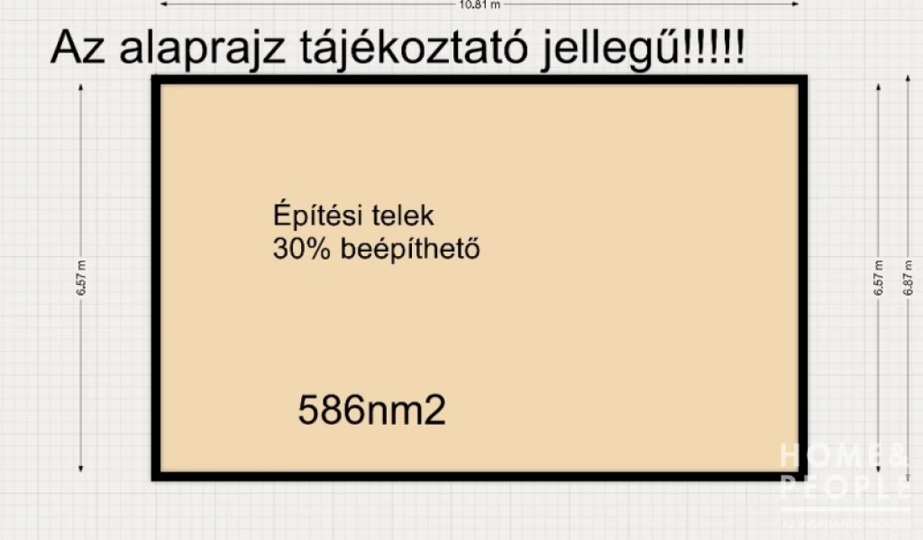 For sale building plot, Makó