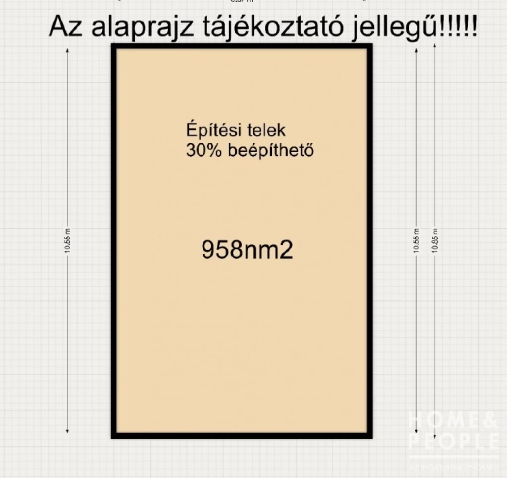 For sale building plot, Makó
