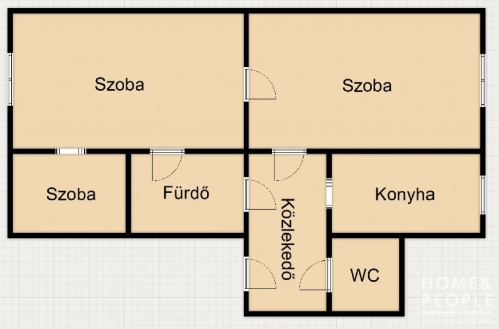 Újszegedi magasföldszinti lakás eladó!