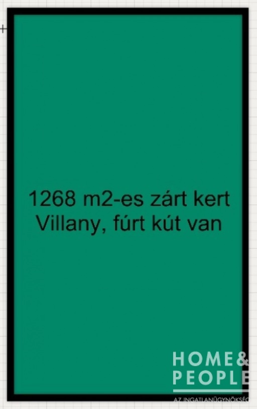 For sale closed garden, Hódmezővásárhely