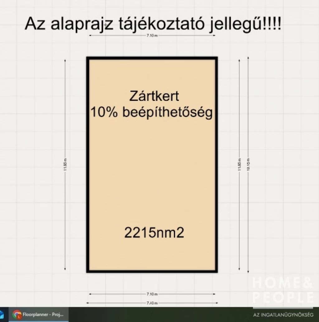 For sale closed garden, Szeged, Szőreg