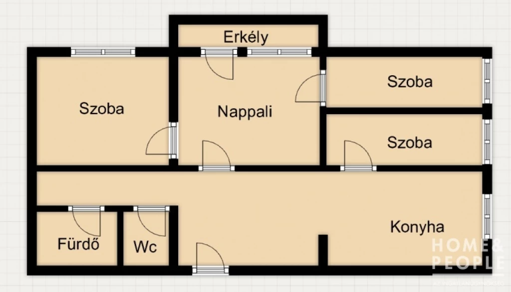 For sale brick flat, Szeged, Makkosház