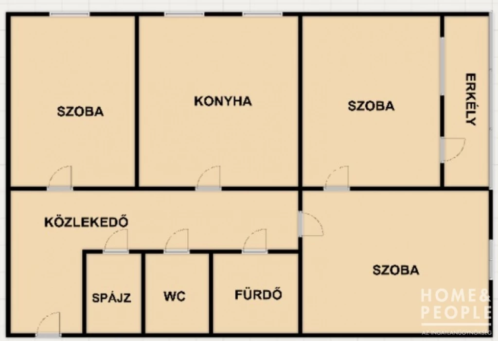 Eladó nagy földszinti tégla lakás Hódmezővásárhely-Belvárosában!