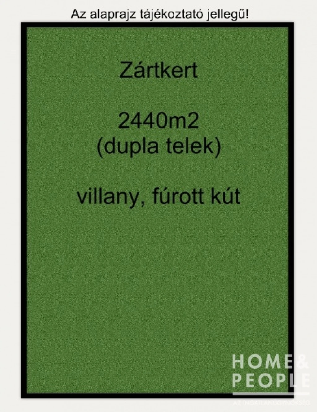 Eladó zártkert, Bordány