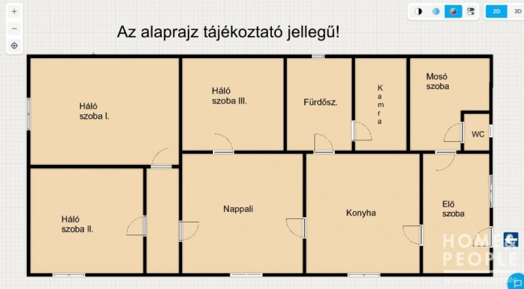 Felújított, 3 szobás házrész eladó!