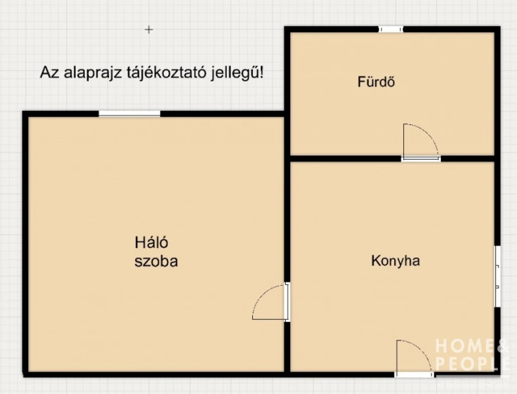 Eladó, alacsony rezsijű kis házrész, csúcsban!