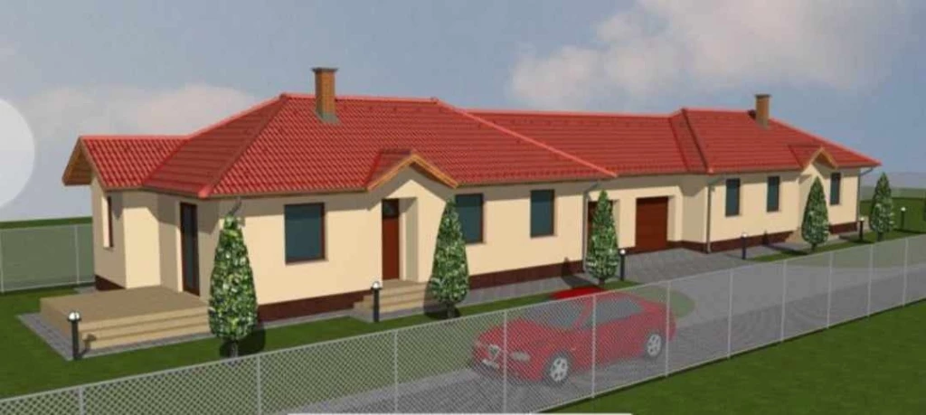 Bocskaikert, újépítésű, 105 m2 es, nappali + 3 szobás ikerház eladó