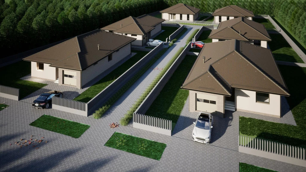 Debrecen- Júliatelepen legújabb LAKÓPARKJÁBAN, 2026. év végi átadással, földszintes, duplakomfortos, 129 m2-es, amerikai konyhás nappali+ 4 szobás, új építésű, ÖNÁLLÓ családi ház, magas műszaki tartalommal, 610 m2-es telekkel eladó!