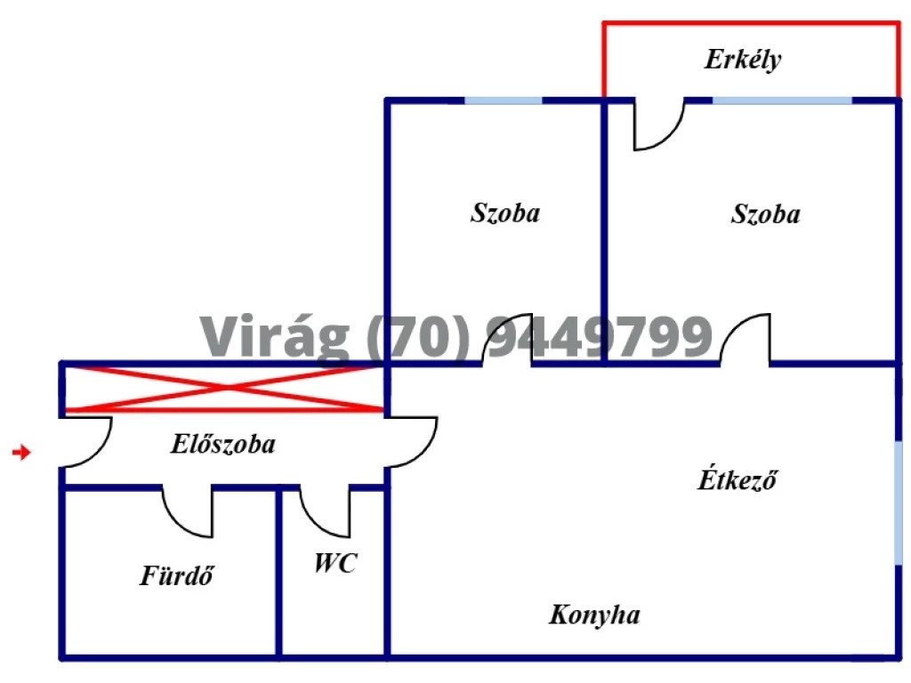 Eladó Lakás, Debrecen Tócóskert tér 43.990.000 Ft