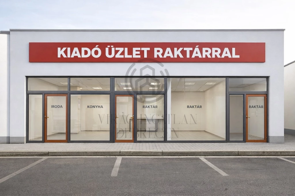 Kiadó Üzlethelyiség, Debrecen 935.000 Ft