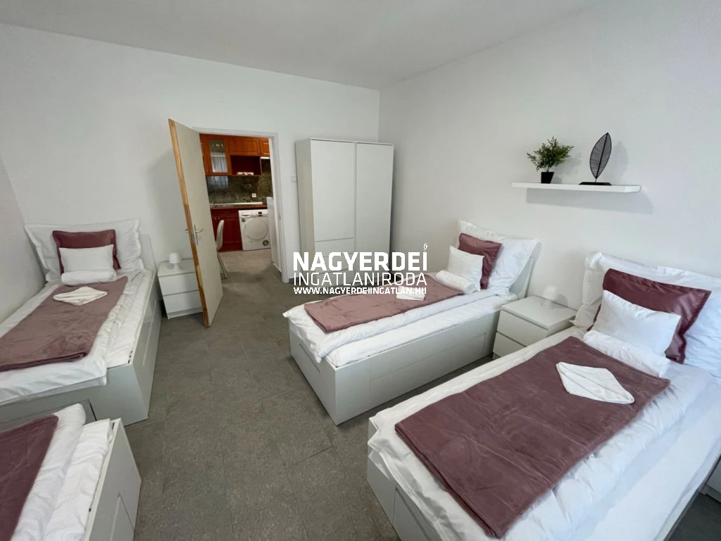 Debrecen-Nagyerdőalján elérhető Deluxe apartman kertre néző kilátással