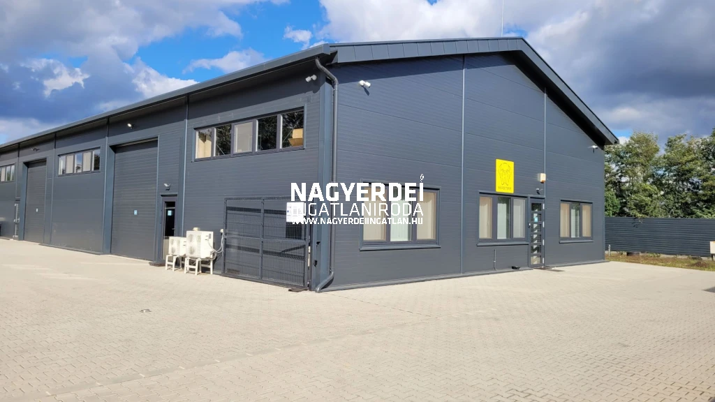 Eladó 490 m2 új építésű ipari, keresk. épület, Debrecen