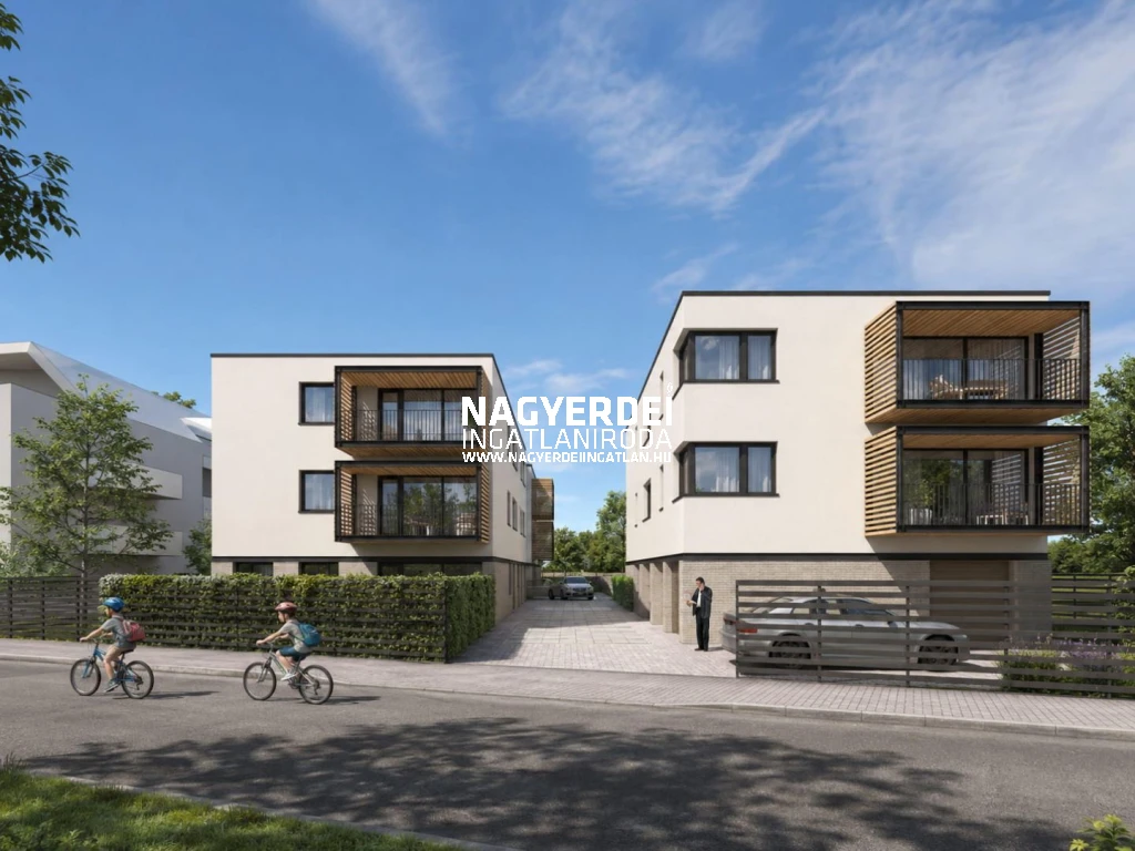 Prémium, zárt lakópark Debrecenben – Exkluzív 5 lakásos épületek a Hatvan utcai kertben!