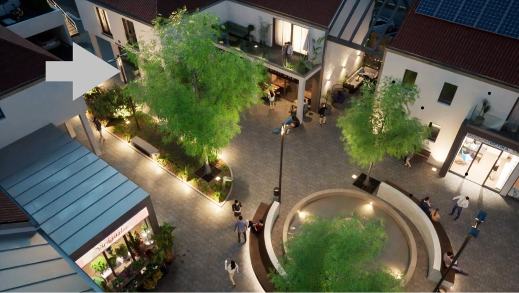 Üzlethelység eladó új építésű lakóparkban,  Diós központjában!