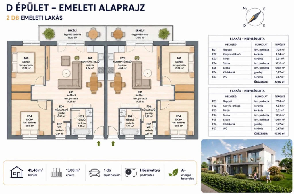 MÁR CSAK 2 EMELETI LAKÁS ELÉRHETŐ! – ÚJ ÉPÍTÉSŰ, PANORÁMÁS OTTHON MOGYORÓD TERMÉSZETKÖZELI RÉSZÉN
