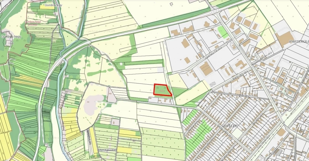 Sárospataki 6010 m2-es ipari telek eladó!