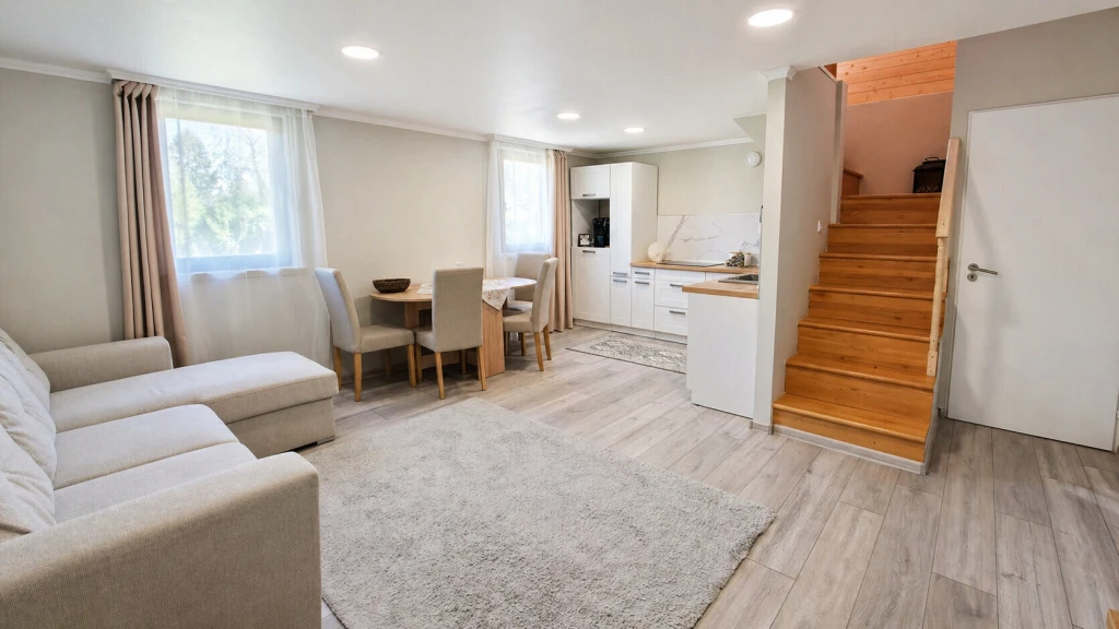 Miskolctapolcán 50 m2-es tetőteres, teljesen felújitott lakóház eladó