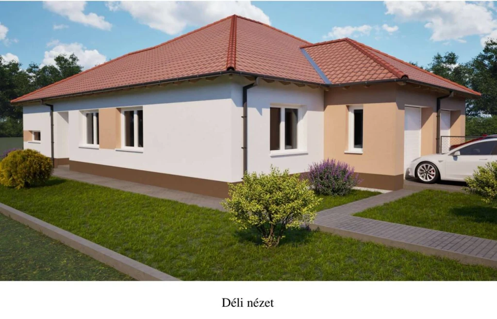 Eladó 145 M Ft-os irányáron, Újonnan épülő 91,47 m2-es ikerházfél Fóton!