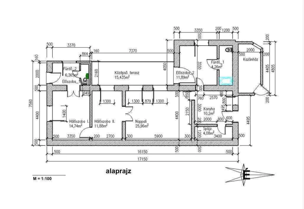 Nyíregyháza Belvárosában, felújított POLGÁRI TÍPUSÚ, nappali + 2 szobás családi ház eladó!