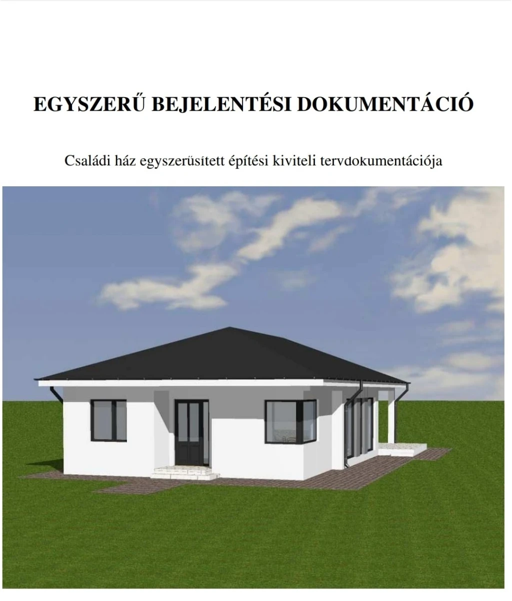 Nyíregyháza-Kőlapos 3 szoba + nappalis, új építésű családi ház eladó!